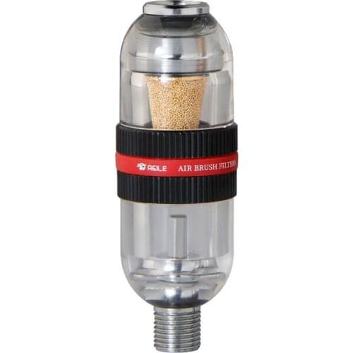 OPHIR Airbrush In-Line Mini Air Filter Moisture Trap Water Oil Separator for Air Compressor Spray Paint Gun MG090B