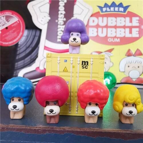 Bandai Anime Animation Afro Ken Mini Doll action figure Model Ornaments kids Toys Boy Girl Gift