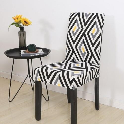 Dining Chair Covers 1/2/4/6PCS Elastic Stretch Kitchen Chair Cover Protection Case for Home Decoration Wedding Banquet Hotel