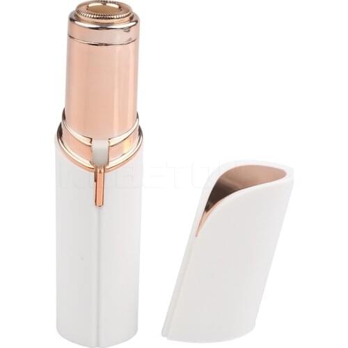 1Pcs Electric Eyebrow Trimmer Painless Eye Brow Epilator Mini Lipstick Shaver Razor Facial Hair Remover for Women
