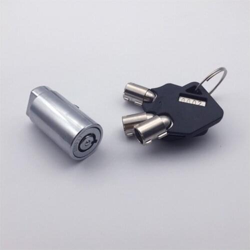 Express Shipping 100PCS/LOT Universal Tubular Soda Snack Vending Machine Cylinder Plug Lock with 3 Keys