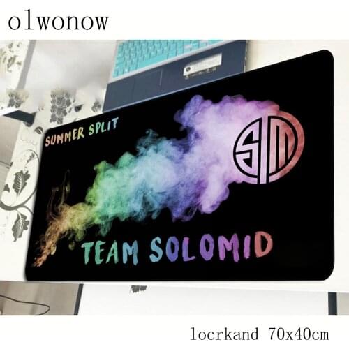 Team Solo Mid mousepad 700x400x3mm Fashion gaming mouse pad gamer mat HD pattern game computer desk padmouse keyboard play mats