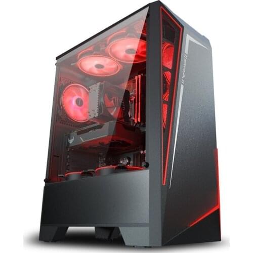 Gaming PC Desktop Computer by IPASON Quad Core i3 3.6GHz,8GB Ram,1TB Hard Drive,240G SSD ,Video Card Nvidia GTX 1050TI 4GB