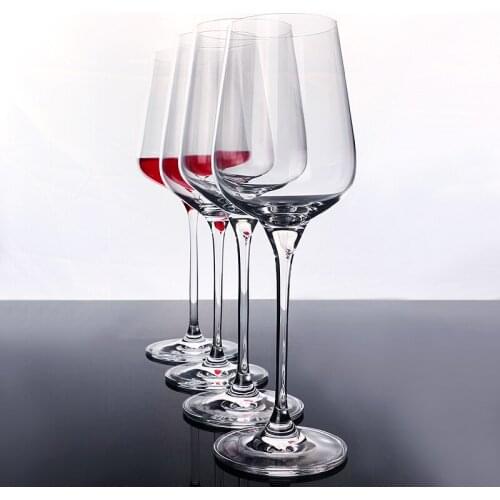 2 pcs crystal glass luxury goblet red wine cup set home European large Burgundy glass crystal