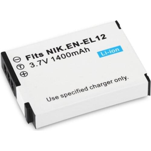 3.7V 1400mAh Lithium Battery Compatible with Coolpix S610 S630 S640 S710 S1000pj S620 Digtal Camera Batteries