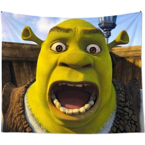 Shrek Fashion Room Decor Pattern Tapestry Multicolor Mandala Print Tapestry Indian Boho Wall Bedroom Carpet Bed Sheets Gobelin