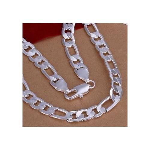 N196 Silver Color Necklaces Silver 925 Jewelry Pendant Fashion Jewelry 12mm Necklace /bzlakqsa Cldalcka