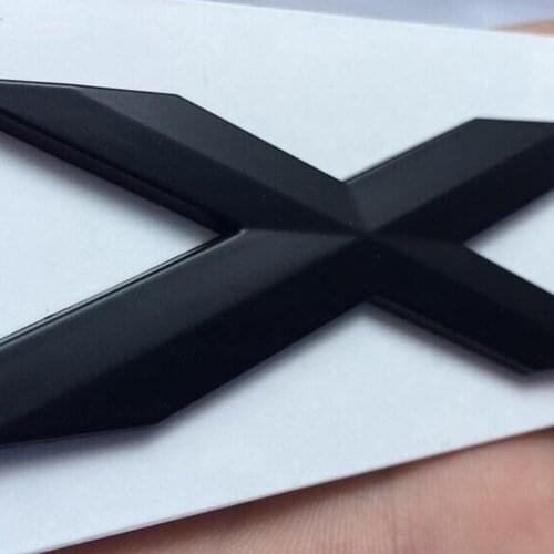 150*30mm Sticker 1x Letters Number Rear Auto Badge Black Car Decal Emblem