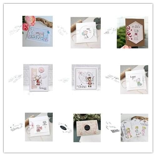 German animals Transparent Clear Stamps for DIY Scrapbooking/Card Making/Kids Christmas Fun Decoration Supplies