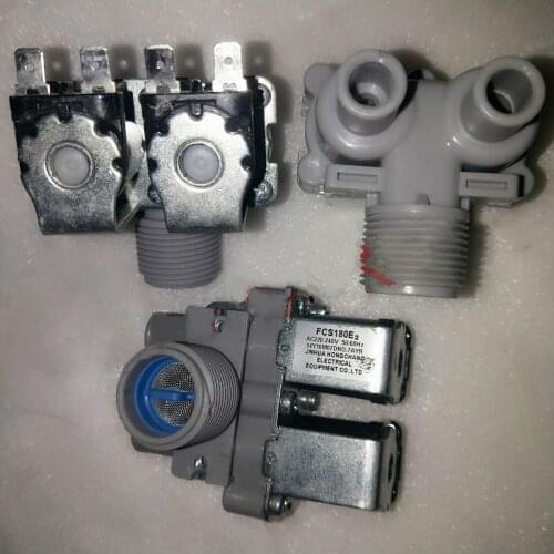 Suitable for Whirlpool Sanyo Didu pulsator washing machine original FCS180E2 double valve inlet valve solenoid valve FCS180D2