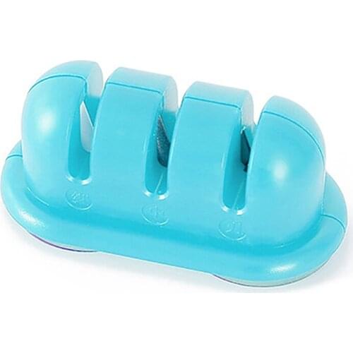 Portable mini sharpener creative kitchen 3 Stages sharpening tool tungsten steel sharpener Tool with Suction Cup