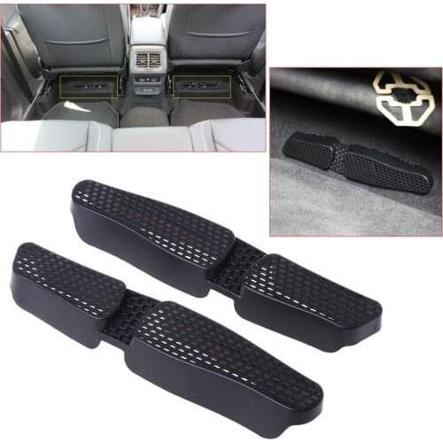 QILEJVS 2 Pcs Car Rear Seat Air Condition Vent Outlet Cover For AUDI A3 S3 SEAT LEON 5F