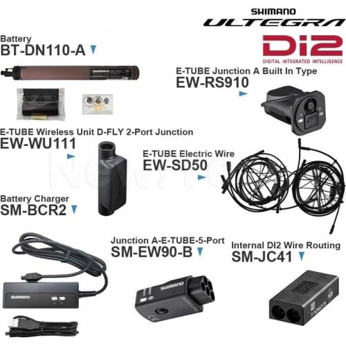 SHIMANO DURA-ACE ULTEGRA R8050 DI2 Groupset include EW-WU111 EW-SD50 SM-JC41 BT-DN110-A SM-BCR2 EW-RS910 SM-EW90A/B Original