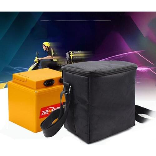 Bicycle Battery Bag 20x14x21cm lifepo4 Battery Pack Portable Messenger Storage Bag Waterproof Wear-resistant ebike Battery Bag