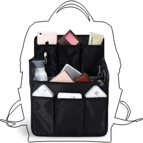 Backpack Insert Bags Inner Storage Bag Large Capacity Travel Organizer For Diaper Shoulders Sundries Finishing Handbag Organizer