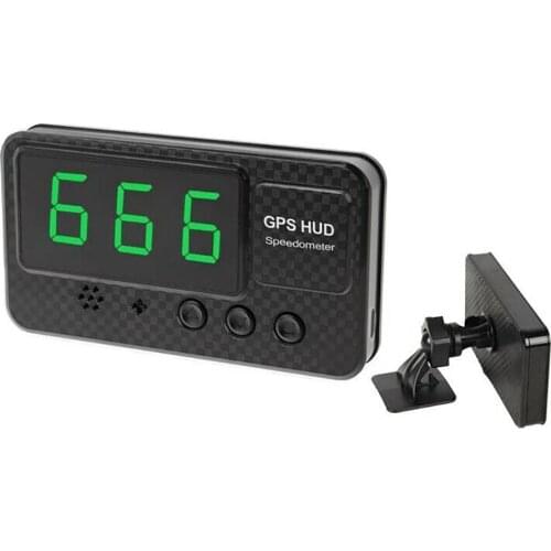 Universal Car Digital Head-Up Display GPS Over-Speed Alarm Speedometer Odometer Fatigue driving alarm