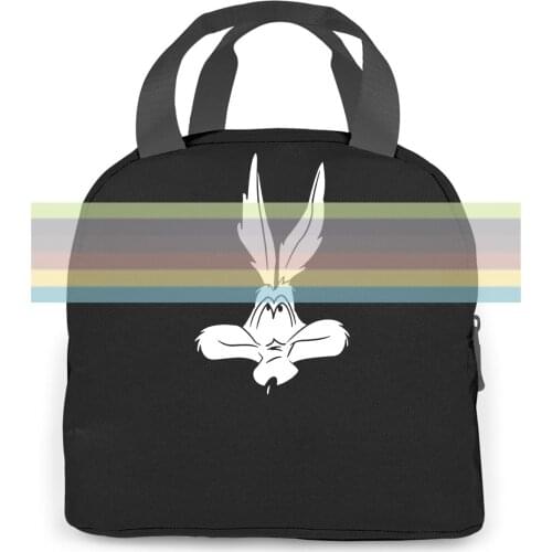Wile E Coyote Graphic Mens y Colors And Wo women men Portable insulated lunch bag adult