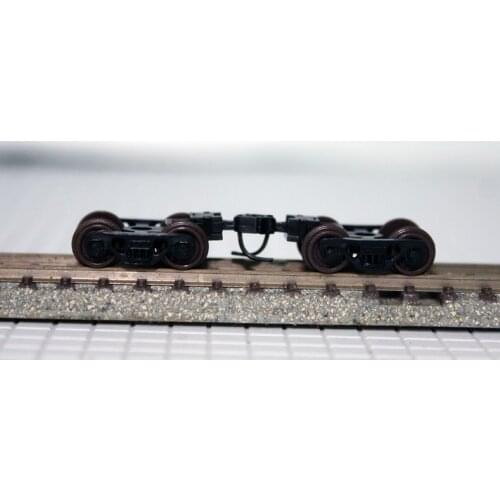 10pcs / lot 1/160 Model Train N scale wheel bogie Free Shipping