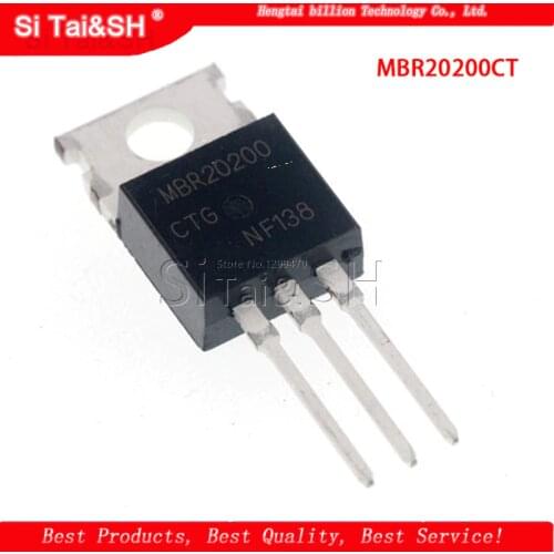 10PCS MBR20200CT TO220 MBR20200 TO-220 20200CT
