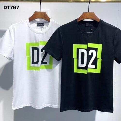 2021 Fashion Trend DSQ2 Mens Premium Printed T-Shirt DT767