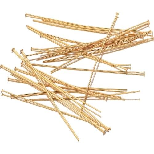 50pcs/lot Length 20 30 45 50 Mm Stainless Steel T Word Head Pins for Diy Jewelry Making Findings Dia 0.7/0.6mm Wholesale