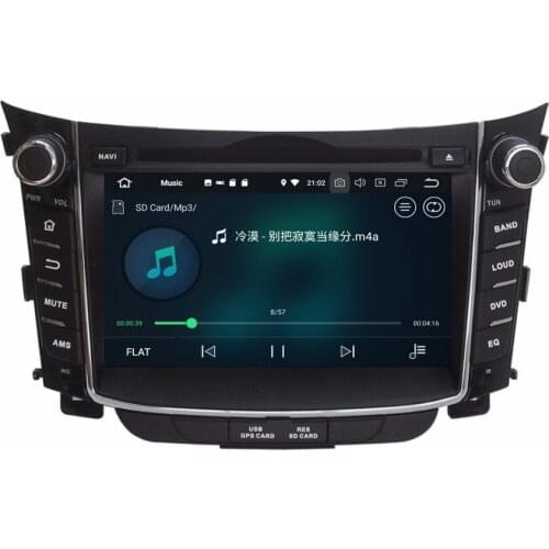 IPS Screen 4GB+32GB 2 din 7" Octa Core Android 8.0 Car Radio DVD Player for Hyundai I30 2011-2015 GPS 4G WIFI Bluetooth USB DVR