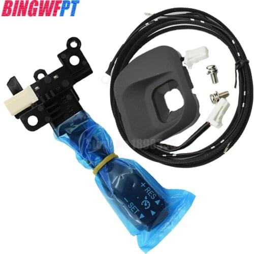 Steering Wheel Cover 45186-47030-C0 4518647030C0 and Cruise Control Switch 84632-34011 for Toyota PRIUS (PLUG-IN HYBRID) AQUA