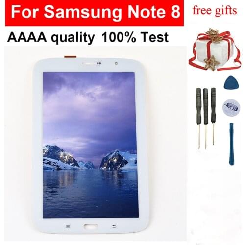 Black / White For Samsung Galaxy Note 8 GT- N5100 N5110 Touch Screen Digitizer Panel Glass + LCD Display Panel Monitor Assembly