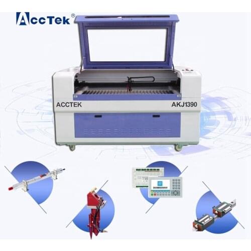 Acctek AKJ1390 Co2 Laser Engraving and Cutting Wood Acrylic Cnc Machine