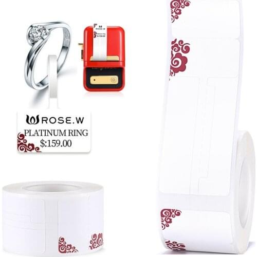 【Buy 5 get 30% Off】NIIMBOT B21/b3s Jewelry Label Printing Paper Jewelry Label Jewelry Label Price Tag Commodity Label