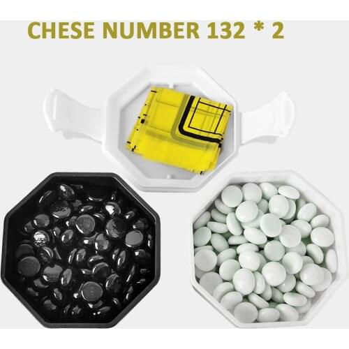 Go Set Go Board Game Set Go Chess Game with Two Go Stone Bowls Storage Box Classic Chinese Strategy Chess Board Game HOT