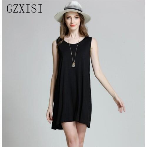 Черные летние платья GZXISI China At AliExpress