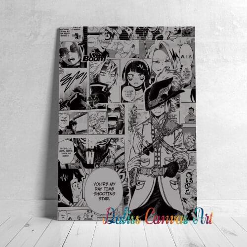 Canvas Kaminari Denki Anime Pictures Home Decoration Manga Paintings Poster HD Prints Wall Art Modular Living Room Framed