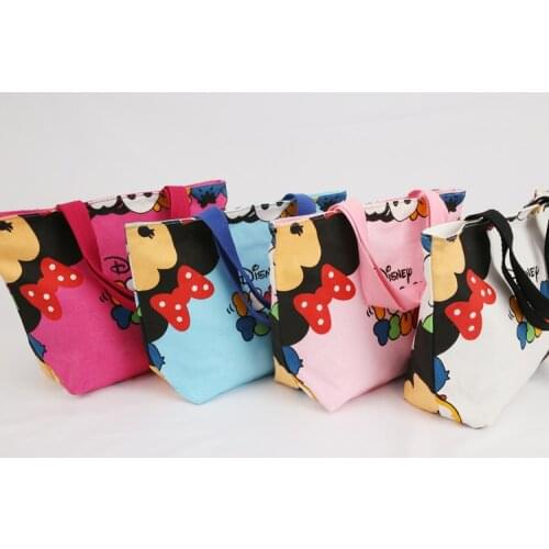 Disney Baby Food Insulation Bags TSUM Mickey Mouse Handbags Baby Organizer Stroller Bag Diaper Bag for Girls Kids Lunch Bag