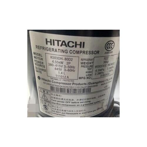 R22 hitachi compressor 503DH-80D2 compressor for air conditioner