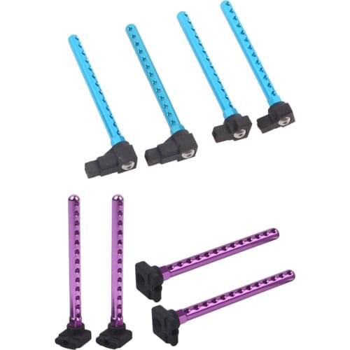 RC Car Shell Column, 4 Pieces Metal RC Car Body Shell Post Holder RC Spare Parts for TT01 TT-01 1/10 RC Car