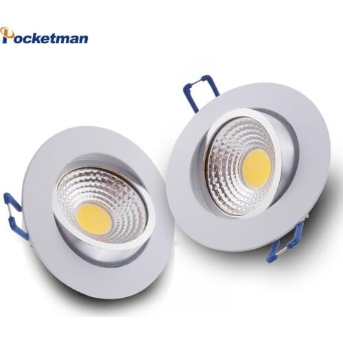 10pcs/lots LED Downlight Round Recessed Lamp 220V 230V 240V Led Bulb Bedroom Kitchen Indoor LED Spot Lighting