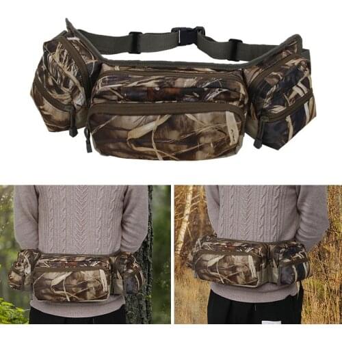 Lightweight Excursion Tactical Hunting Waist Bag Bumbag Military Fanny Pack Waterproof Hip Belt Bag Pouch Camouflage Waist Bag P