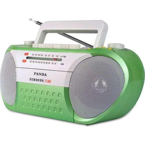PANDA F-136 tape recorders tape repeat recording small double speaker radio