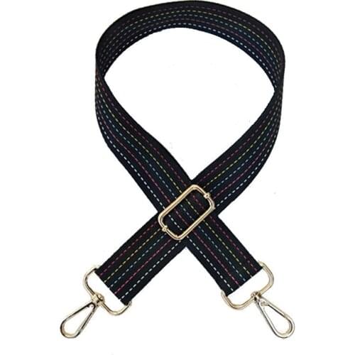 Fashion Adjustable Belts Replacement Shoulder Bag Strap Detachable Belt For Messenger Bags Black Long Straps Bag Accessories