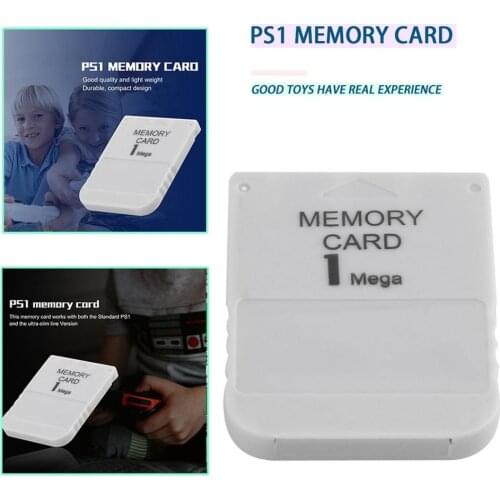 New PS1 memory card 1 Playstation 1 Mega memory card 1 PS1 PSX game practical practical affordable white 1M 1MB