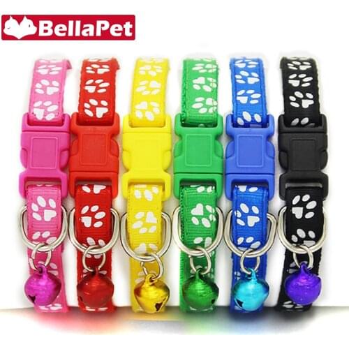 Flea Cat Collar for Cats Cute Flea Cat Collar with Bell Quick Release Cats Collar Charm Breakaway Pet Product Cat Necklace
