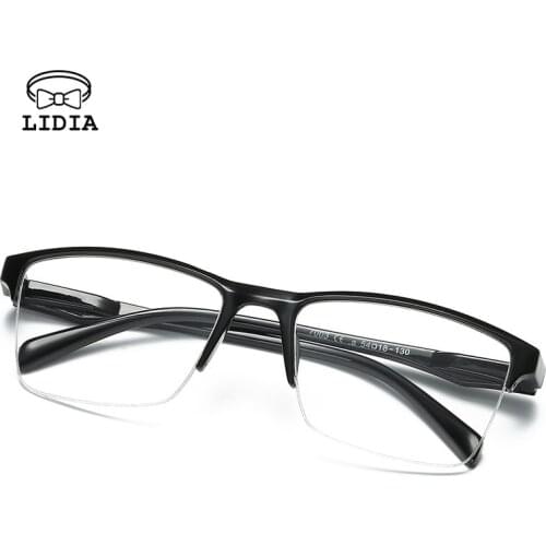Unisex Semi-diopter Reading Glasses Farsightedness +75 +100 +125 +150 +175 200 +225 +250 +275 +325 To +400 Half Frame Eyeglass