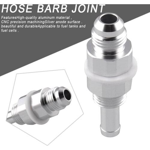 Spot Barb Fitting Connector Male Bulkhead Flare for AN6-5/16 Barb Hose Fitting Fuel Tank M8617