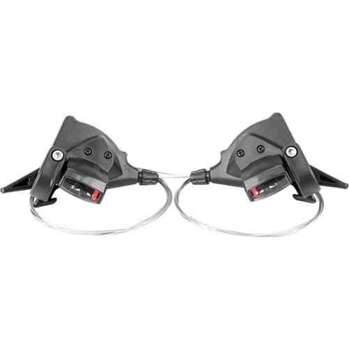 2Pcs 3x7/8/9/10/11 Bicycle Speed Trigger Shifter Brake Levers Ergonomic Trigger For Mountain Bike Folding Bicycle Road Cycling