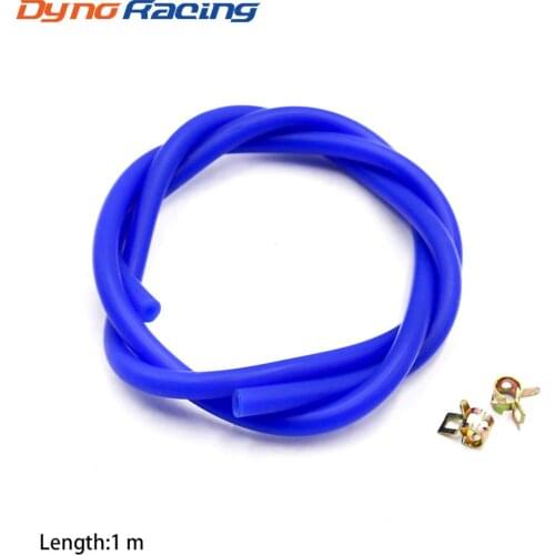 Dynoracing Silicone Vacuum Hose Silicone Tube Blue Coolant Hose ID:3/4/5/6mm OD:8/9/10/11mm