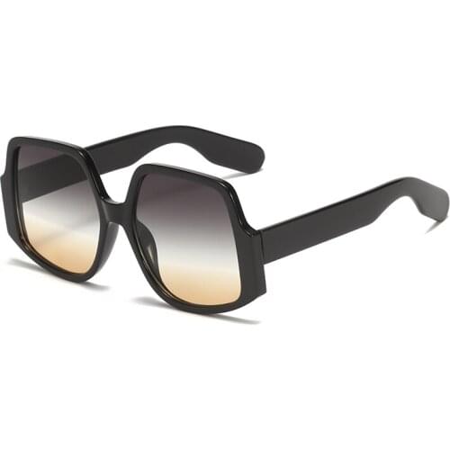 Sunglasses for Men Women Irregular Thick-edged Temple Beach Sun Glasses Driving Eyewear Oversized Summer Shades