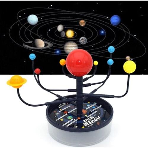 Solar System Nine Planets Model Science Kit DIY Assembly Parent-child Interaction Planetarium Toy Kids Educational Toy