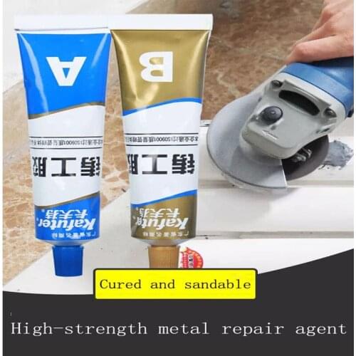 A+B Super Glue MetalInstant Strength Adhesive NonToxic and Pollution-free Moisture-proof Adhesive Home Decoration Glue Superglue