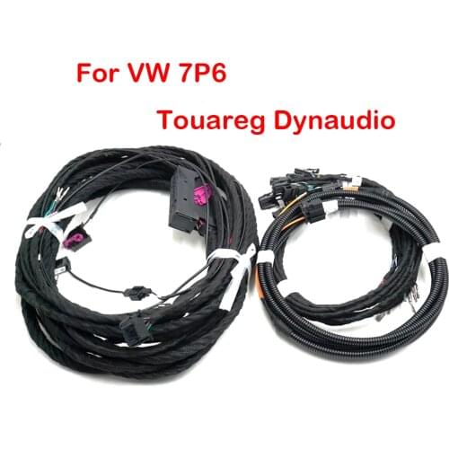 Install Wire Cable Harness For VW 7P6 Touareg Dynaudio Sound System